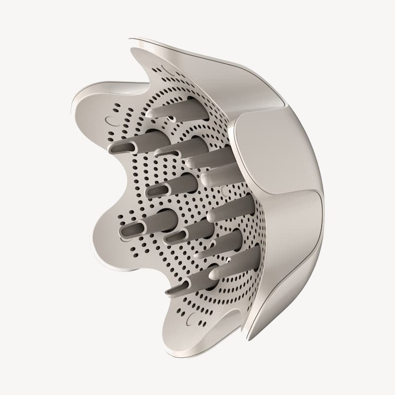 Curl-Defining Diffuser Attachment