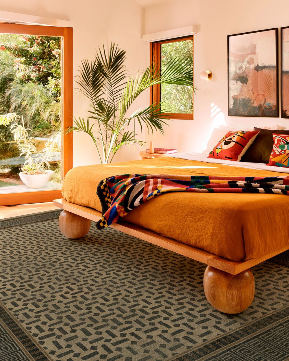 Kairos washable rug in a real home