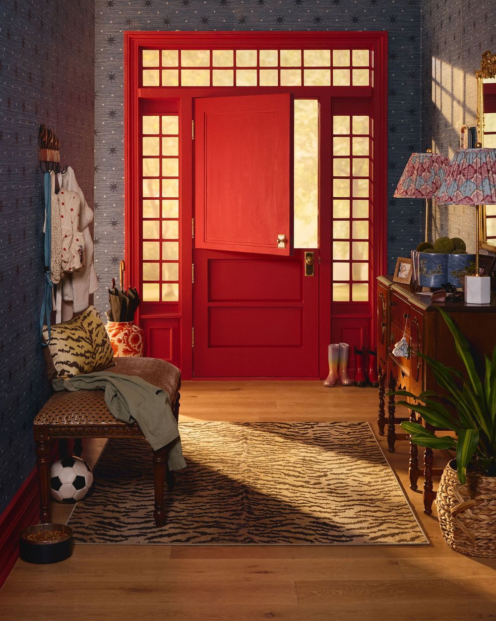 Tigre washable rug in a real home