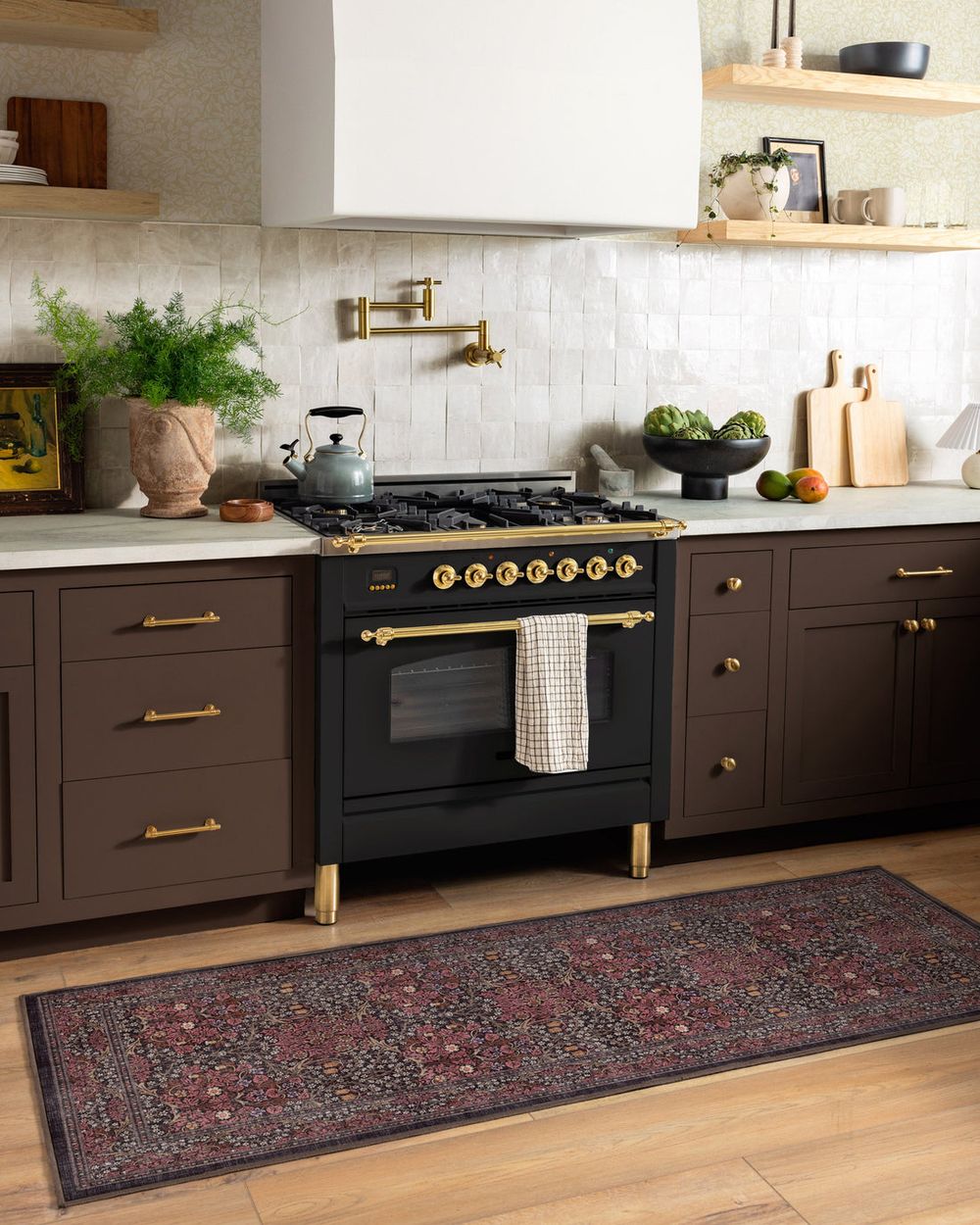 Blackthorn washable rug in a real home