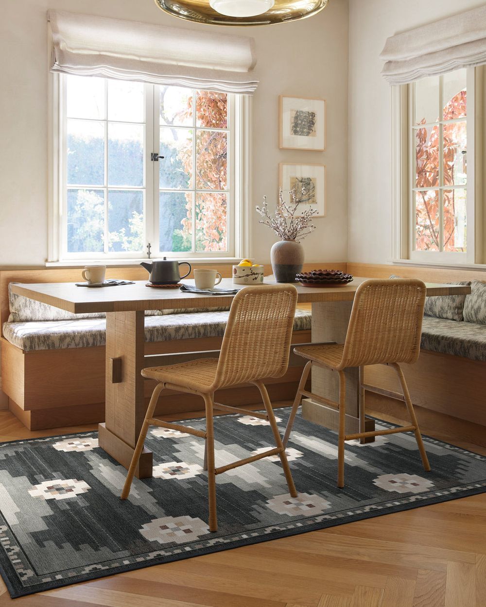 Annika washable rug in a real home