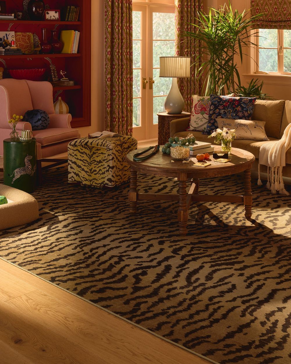 Tigre washable rug in a real home