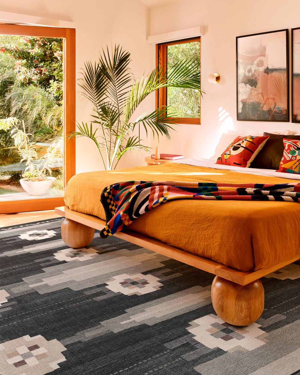 Annika washable rug in a real home