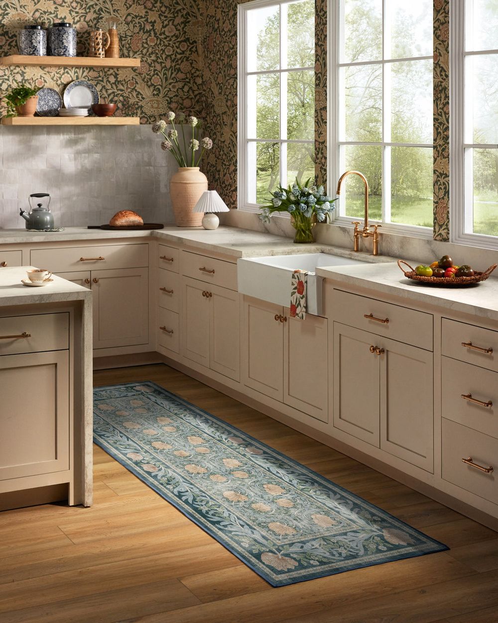 Pimpernel washable rug in a real home