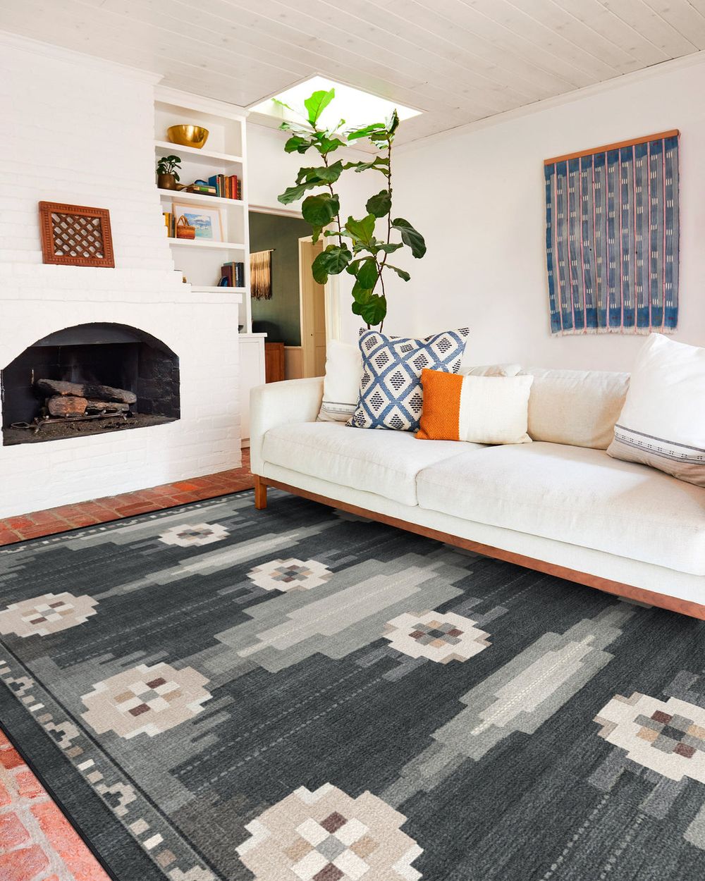 Annika washable rug in a real home