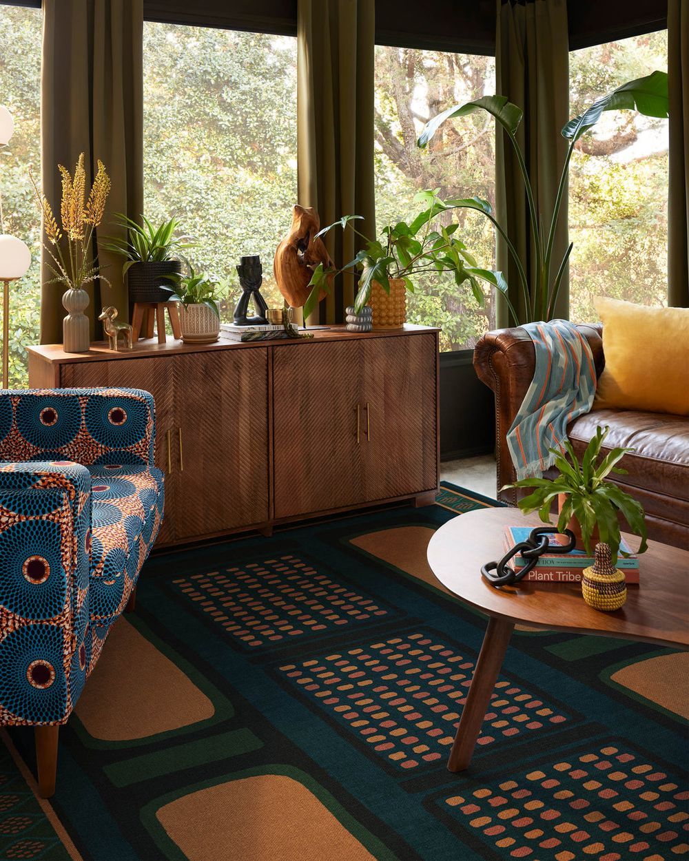 Nerissa washable rug in a real home