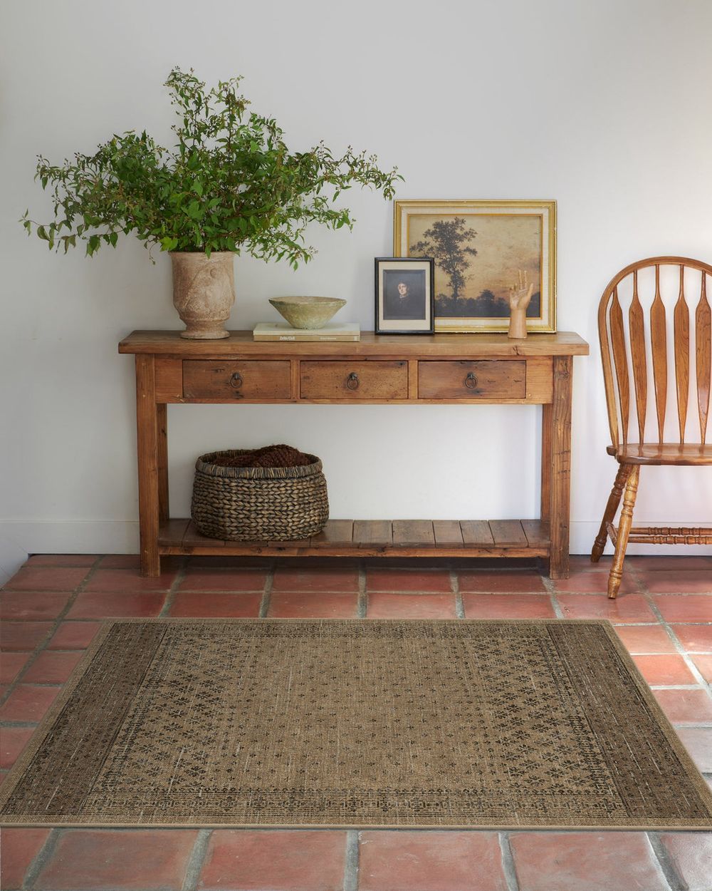 Fernanda washable rug in a real home