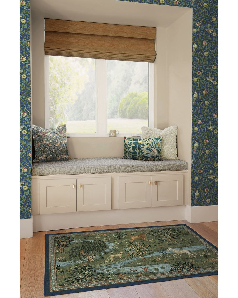 Owl washable rug in a real home