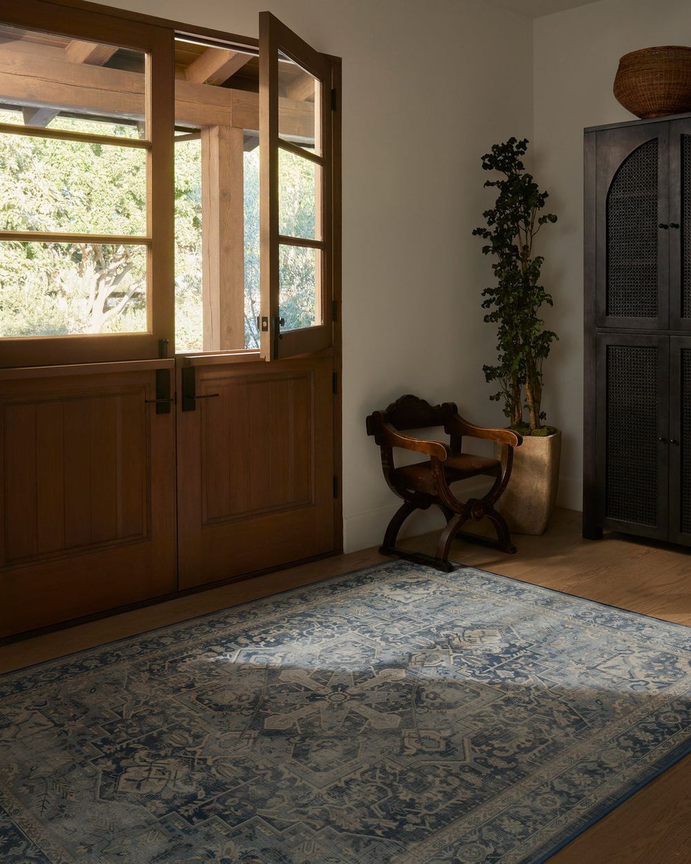 Kamran washable rug in a real home