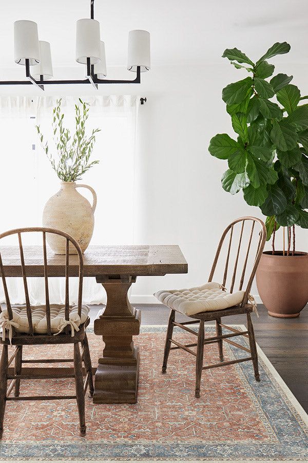 Celestine washable rug in a real home