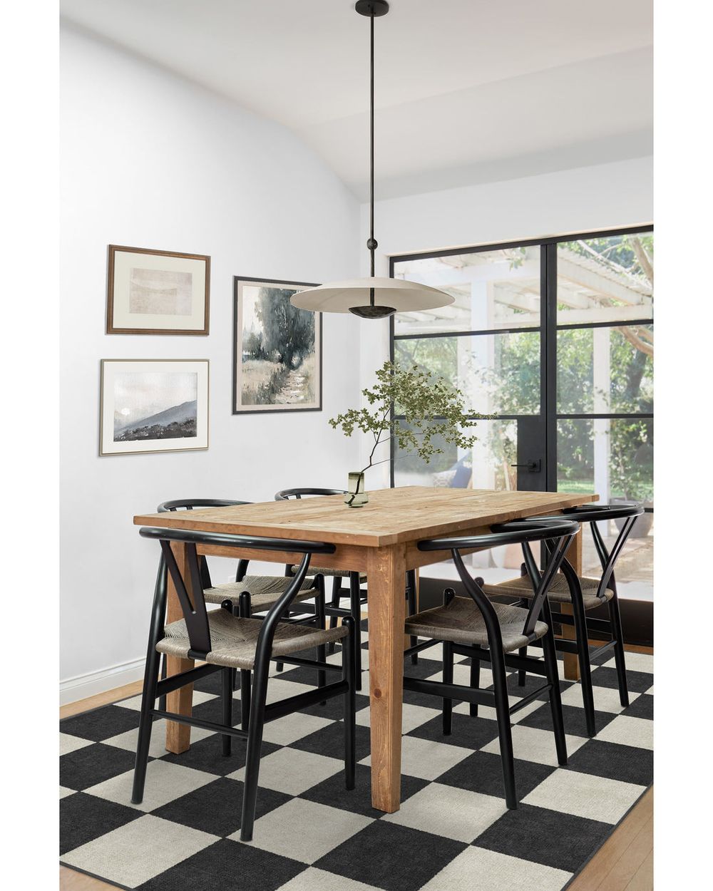 Jaque washable rug in a real home