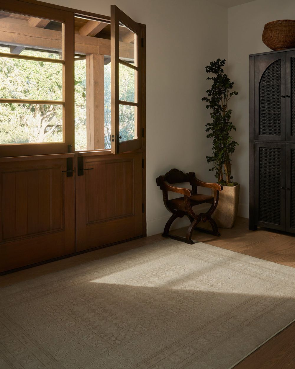 Cyrus washable rug in a real home