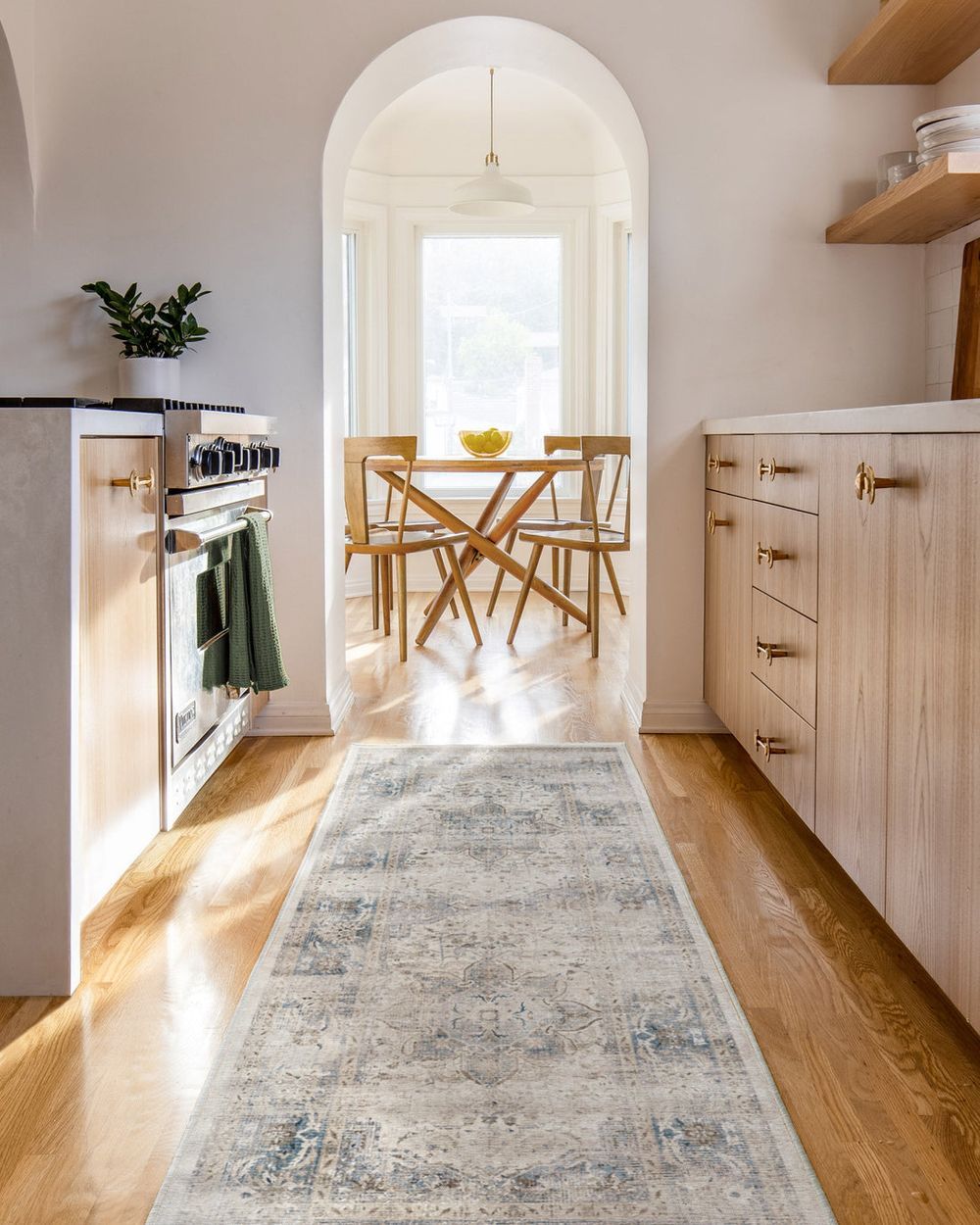 Sarrah washable rug in a real home