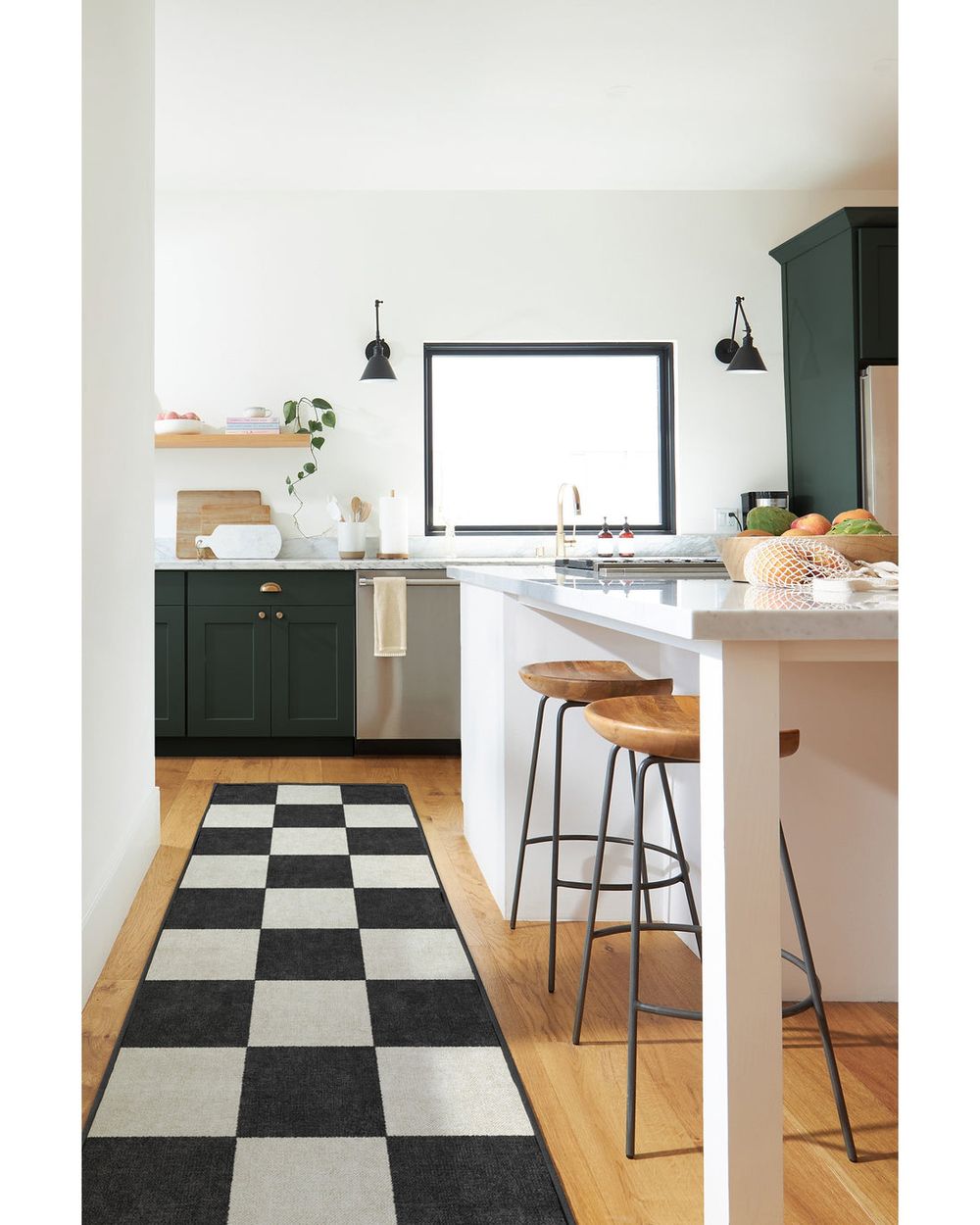 Jaque washable rug in a real home