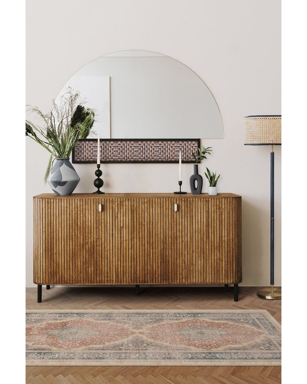 Adeline washable rug in a real home