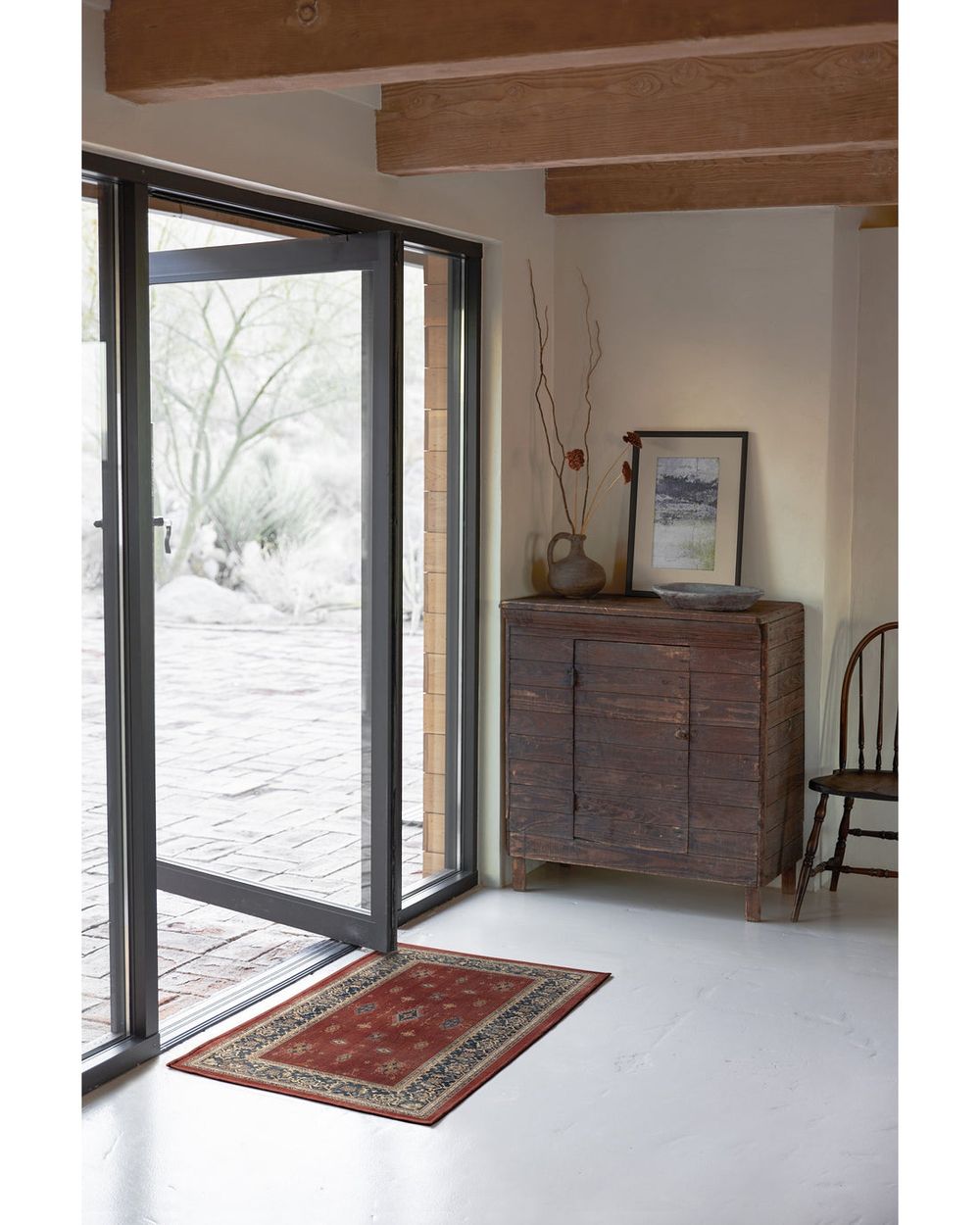 Verena washable rug in a real home