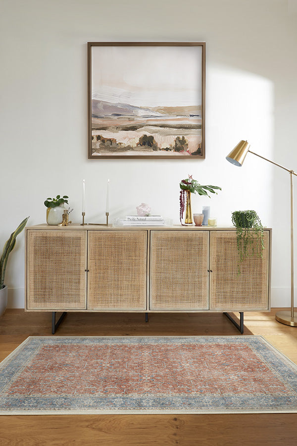 Celestine washable rug in a real home