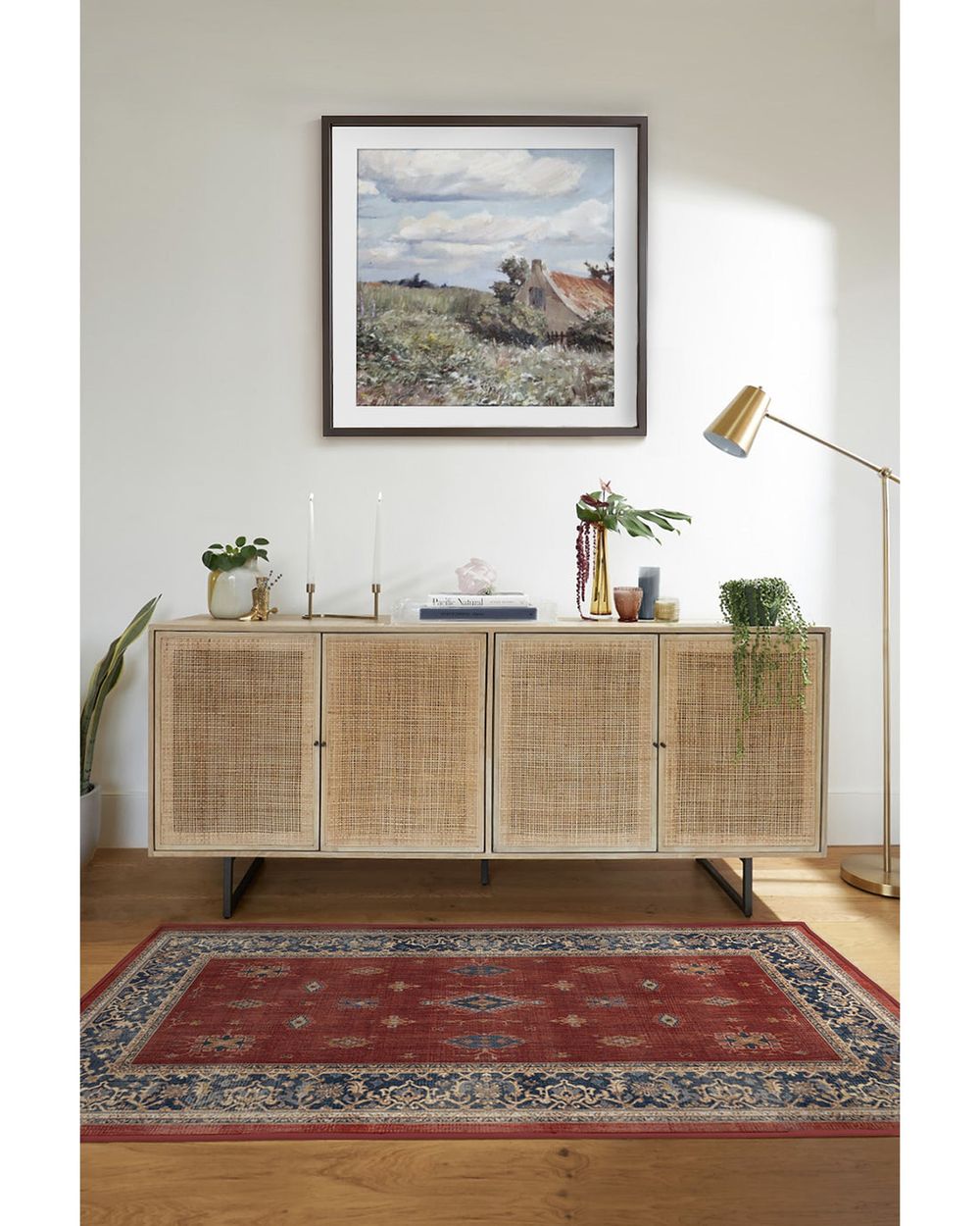 Verena washable rug in a real home