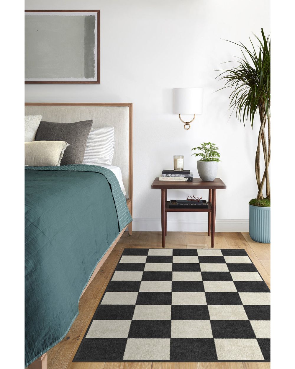 Jaque washable rug in a real home