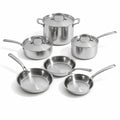 10-piece stainless steel cookware set