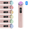Microcurrent booster device in pink with six mode heads