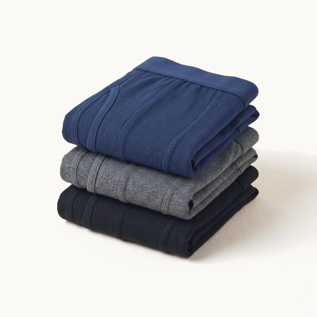 Cotton Boxer Briefs - 3 Pack