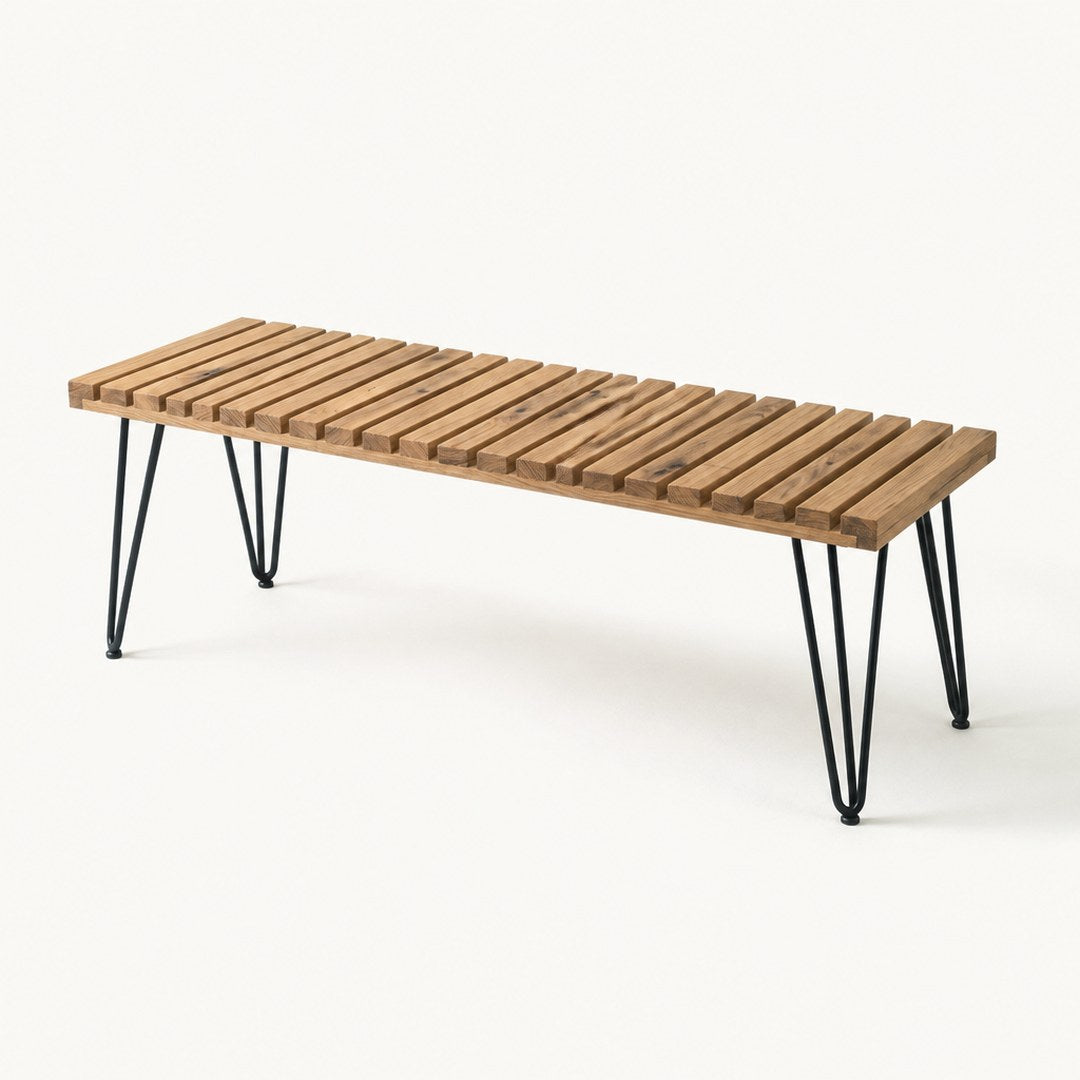 Entryway Bench seen from the end