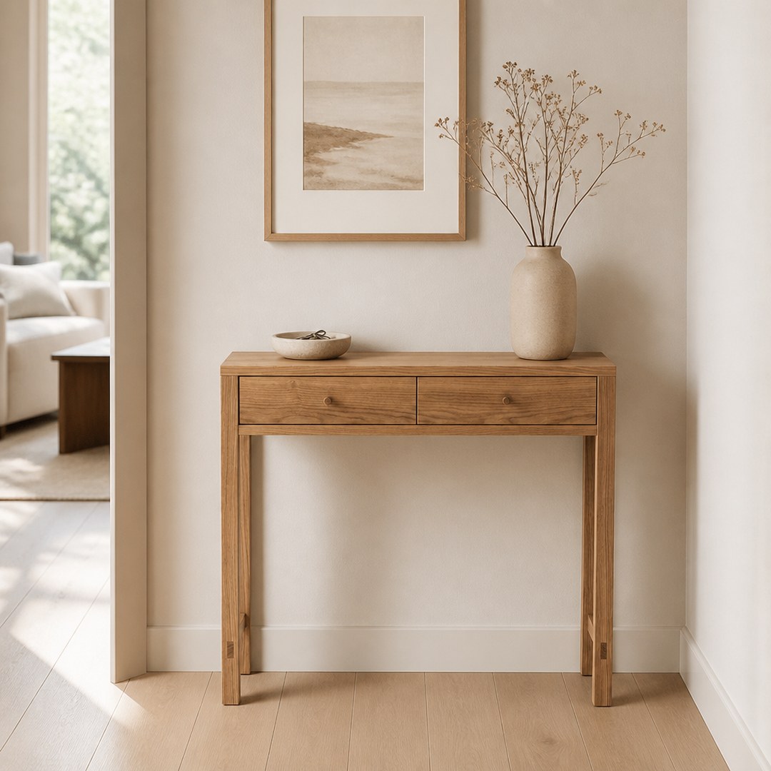 Slim Console Table in a hallway