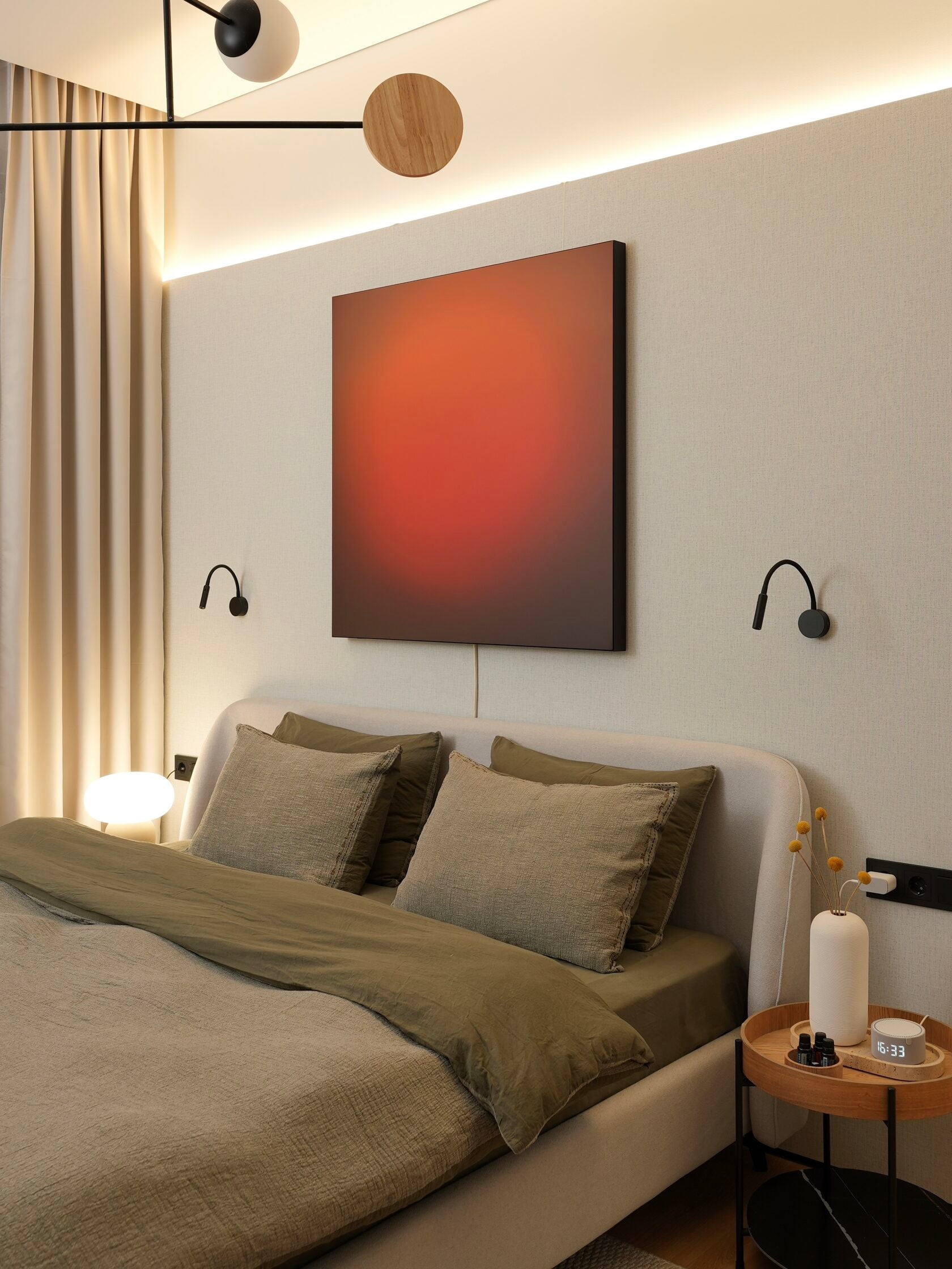 Golden Horizon Panel — Golden Hour LED Wall Panel