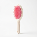 Glossy Wet Detangling Brush with pink flexible bristles