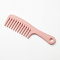Glossy Wide-Tooth Shower Comb in blush pink