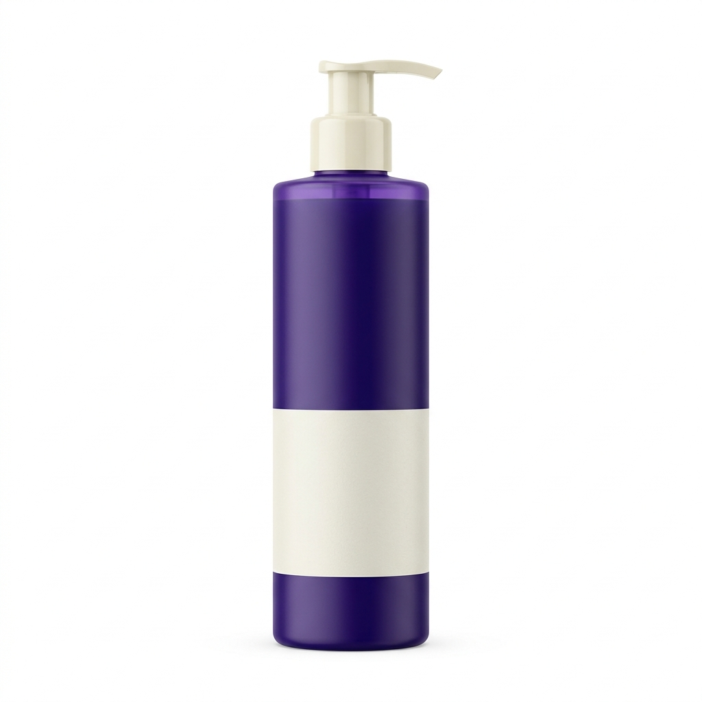 Purple Toning Shampoo 300ml violet bottle with cream pump