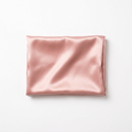 Satin Pillowcase in blush pink folded