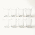 Ribbed Glass Tumblers - 8