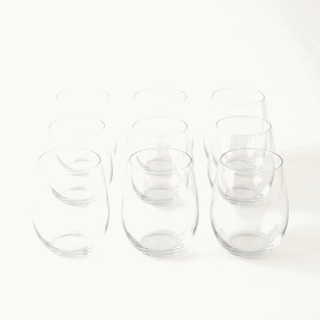 Stemless Wine Glasses - 6
