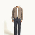 Suede Bomber Jacket