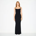 Soft Lounge Long Slip Dress (Onyx)
