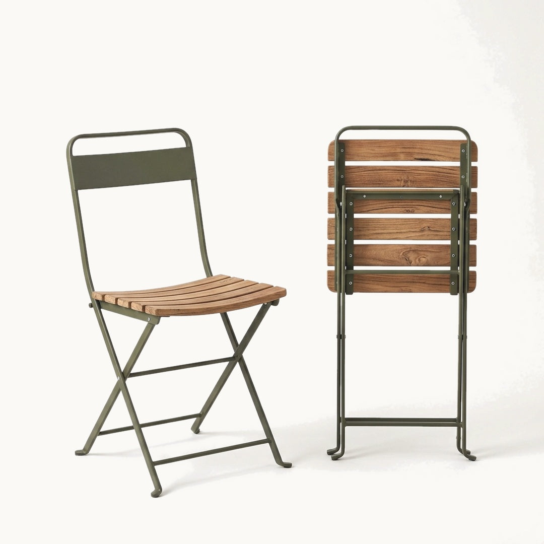 Folding Bistro Chairs - 2