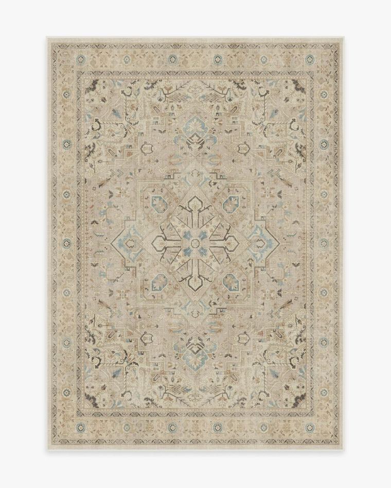 Kamran Ivory Opal washable rug