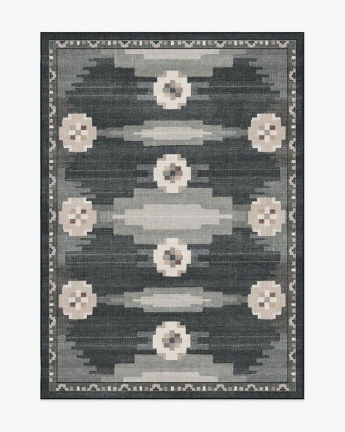Annika Charcoal washable rug