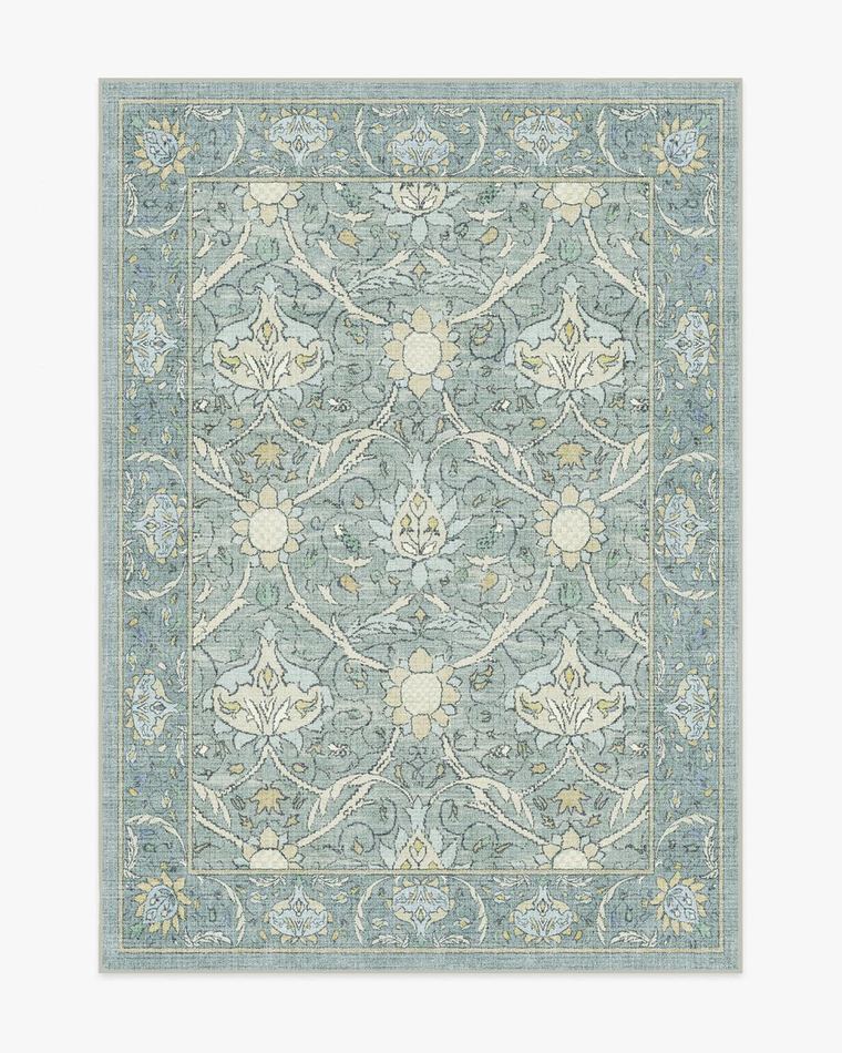 Montreal Dusty Blue washable rug