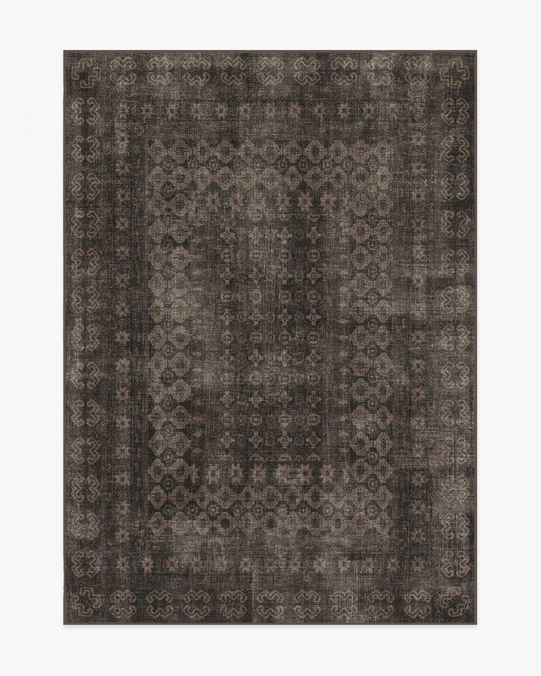 Cyrus Black washable rug