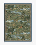 Owl & Willow Green washable rug
