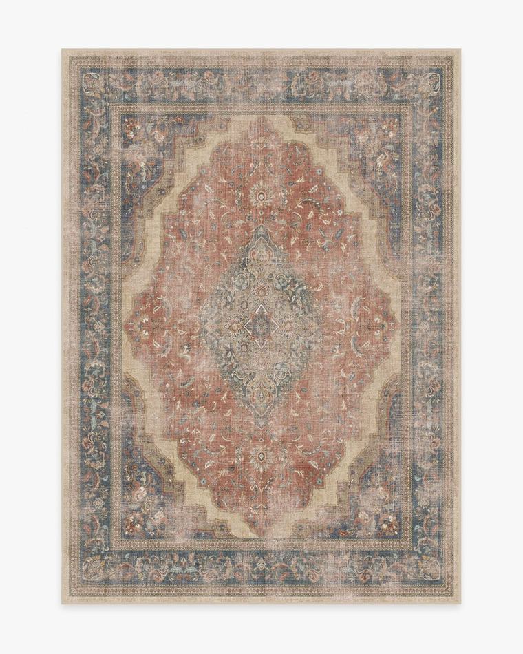 Adeline Antique Red washable rug