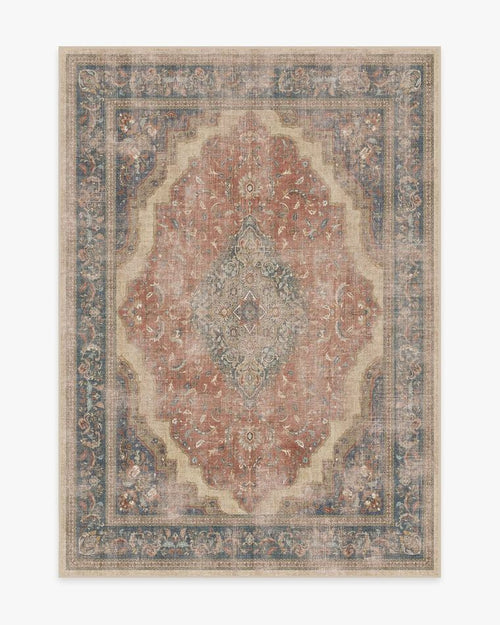 Adeline Antique Red washable rug