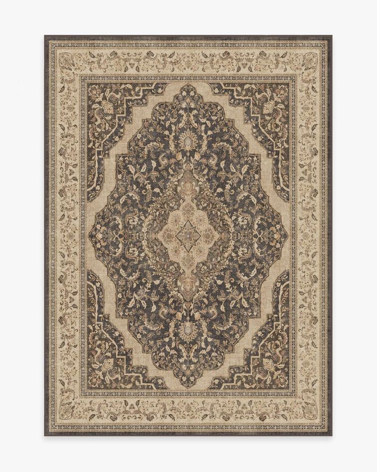 Adeline Dark Wood washable rug