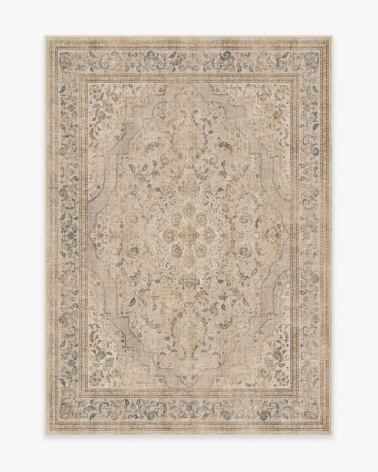 Adeline Ivory Opal washable rug