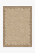 Orla Tan washable rug