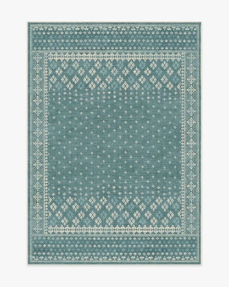 Fernanda Slate Blue washable rug