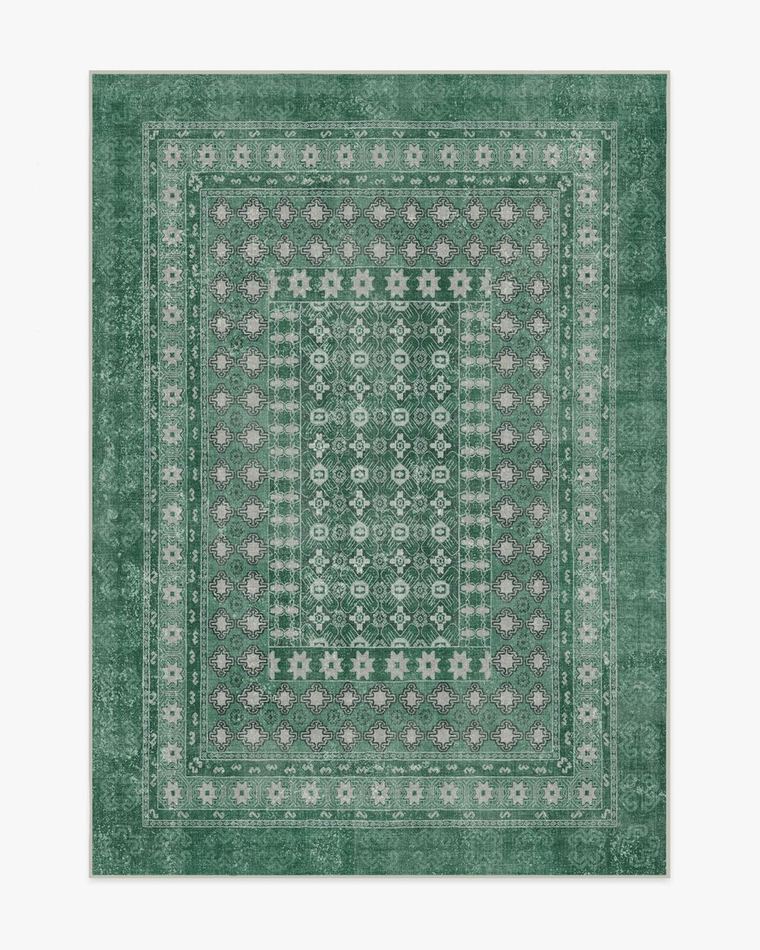 Cyrus Sage washable rug